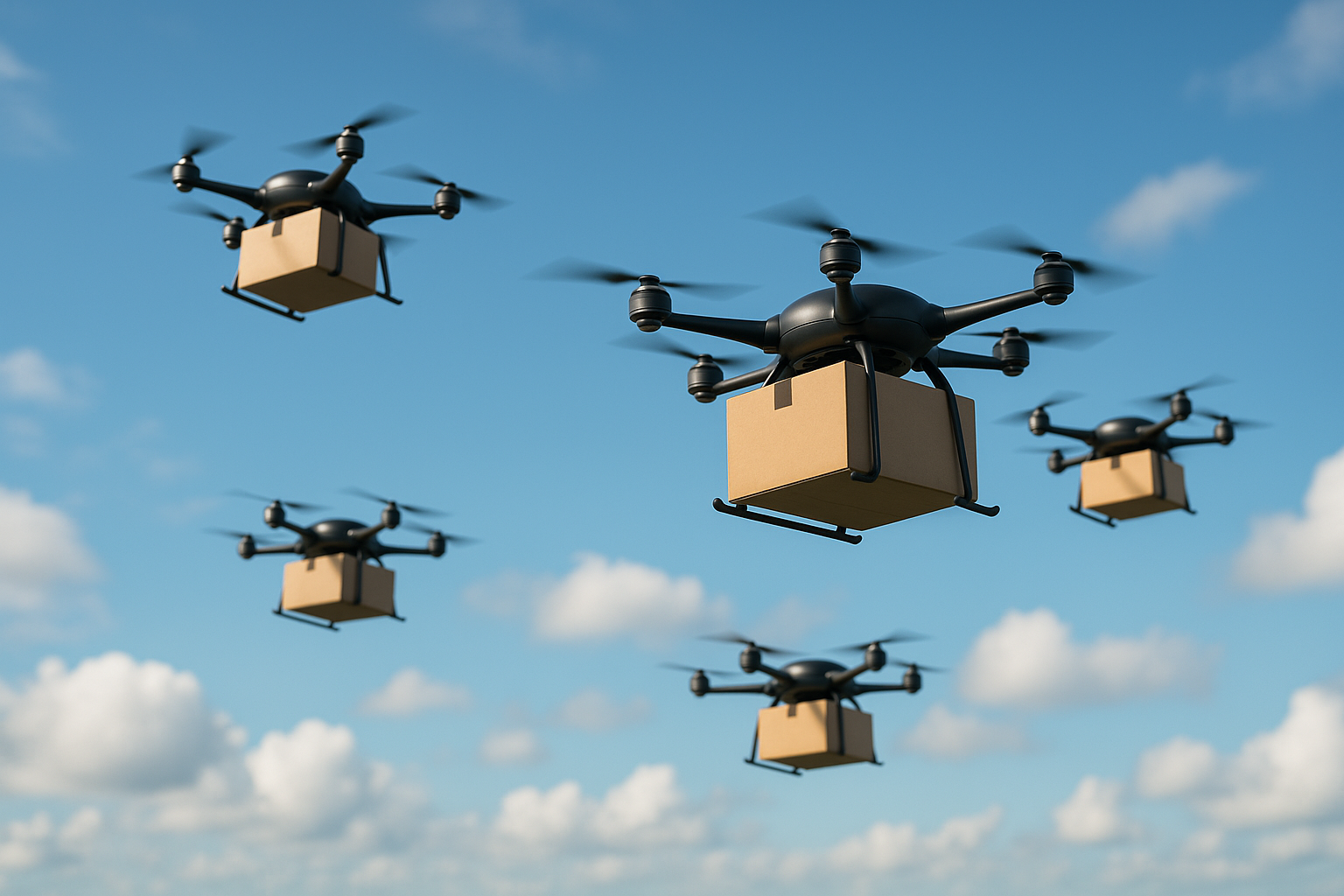 防災ソリューション（ドローン物流）