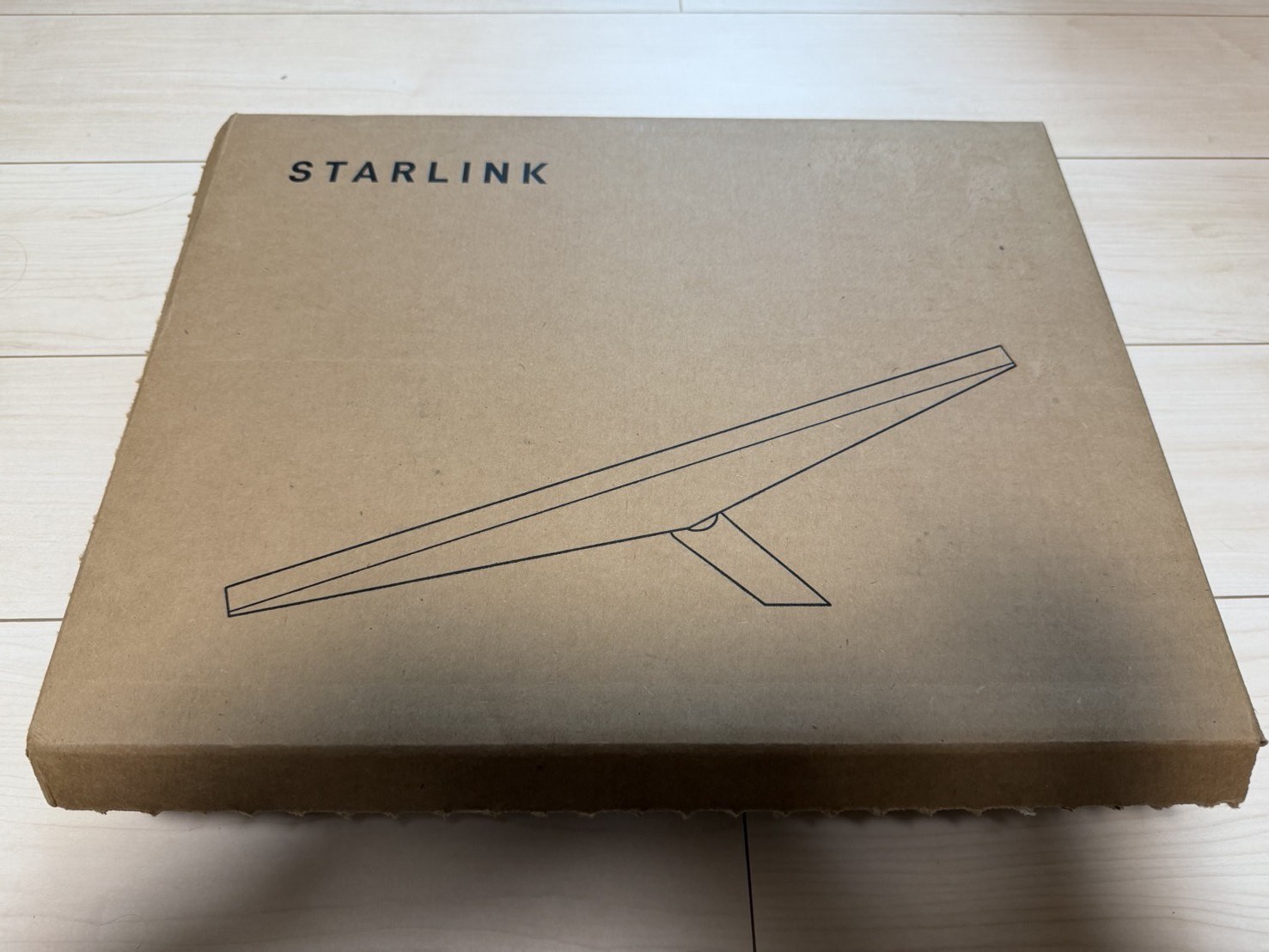 Starlinkの梱包箱